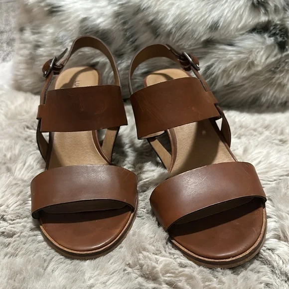 Lucky Brand Summer Wedge Sandals 8M - Picture 2 of 6